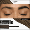 thumbnail image 2 of L'Oreal Paris Infallible Volumizing 24H Wear Brow Mascara, 3.0 Soft Black, 0.13 fl oz, 2 of 7