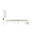 thumbnail image 5 of AFI NoHo 14" Full Wood Platform Bed with Modern Panel Headboard and Footboard, White, 5 of 6