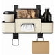 thumbnail image 1 of 3-in-1 Car Backseat Organizer Multifunctional Car Seat Back Storage Box With Tissue Cup Holders Hooks Leather Car Organizer For Phone Drinks, 1 of 6
