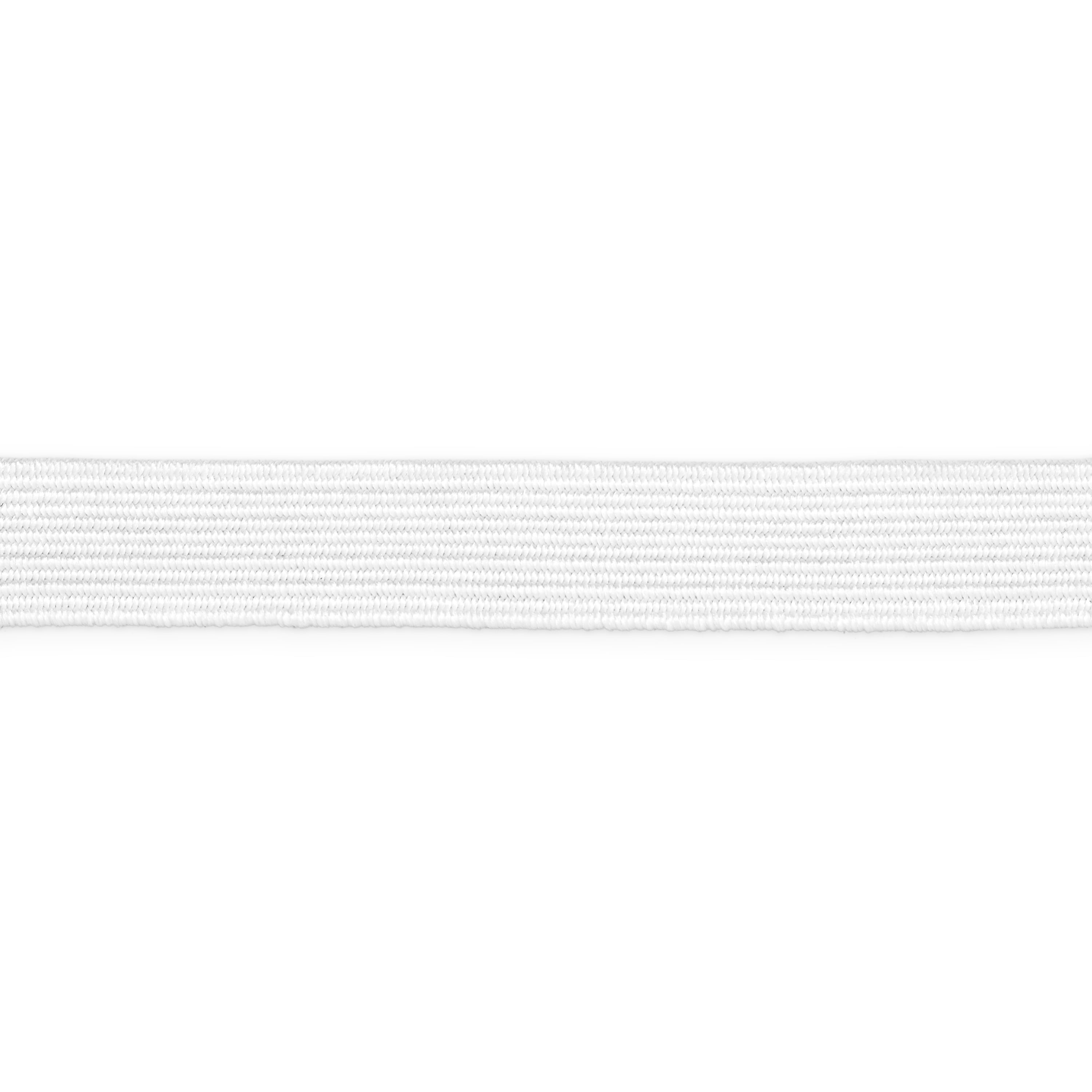 Dritz 3/8" Braided Elastic, White, 60 yd