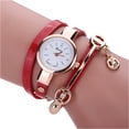 thumbnail image 2 of Minimalist Watches For Women, Classic Dial, Textured Leather Strap, Lightweight Slim Design, Precision Quartz Movement, Ideal for Daily Wear, Perfect Anniversary Gift, 2 of 3