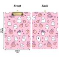 thumbnail image 5 of FORMRS Acrylic Clipboard with Low Profile Clip Standard A4 Letter Size, 12.5" x 9", Pink Halloween, 5 of 8