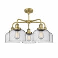 thumbnail image 2 of Innovations Lighting - Bell - 5 Light Stem Hung Chandelier In Art Deco, 2 of 2