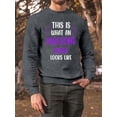 thumbnail image 2 of Awesome Baker Looks Like Sweatshirt Men -Smartprints Designs, Male x-Large, 2 of 4