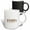 Multicolor, variant on 3drose, Twelve Drummers Drumming Contemporary Mid-mod Stencil-style, 11oz Two-tone Yellow Mug