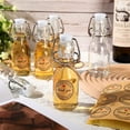 thumbnail image 3 of Minibotella de vidrio Queekay con tapa abatible, 120 ml (20 unidades) con tapones, 3 of 6