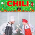 thumbnail image 3 of SURJDE Chili Cook Off Banner, Chili Banner Sign (180cm x 60cm GreenA), 3 of 7