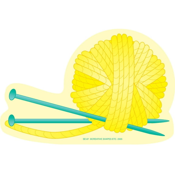 SHAPES ETC. Large Notepad - Yarn