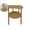 Khaki, variant on VQPeo Movable Sofa Side Table, Double Layer Cloud Shelf, Plastic Living Room Coffee Table for Small Apartment Living