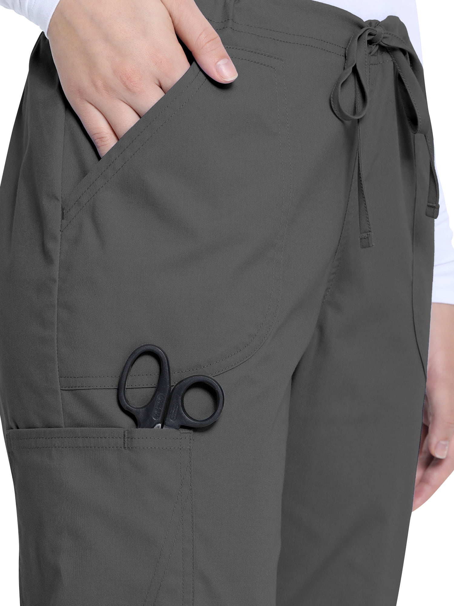 Scrubstar Women's Core Essentials Drawstring Scrub Pant with Rounded Pockets SSL09049B