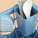 thumbnail image 5 of Escurridor de cocina multifuncional, soporte para platos y vajilla (azul), 5 of 5