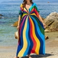 thumbnail image 7 of Qepwscx Cocktail Dresses for Women 2026 Elegant Classy Fall Long Sleeve Midi A Line Flowy Modest Party Dress Free Size, 7 of 7