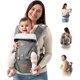 thumbnail image 1 of Besrey - Portabebés con asiento de cadera para recién nacidos a niños, de malla de verano para bebés, soporte para el cuerpo de bebé, pecho con soporte para espalda, paquete de espalda delantera con, 1 of 5