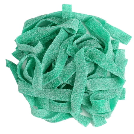 Green Apple Sour Belts, 1 Pound Bulk Bag, The Hampton Popcorn & Candy Company