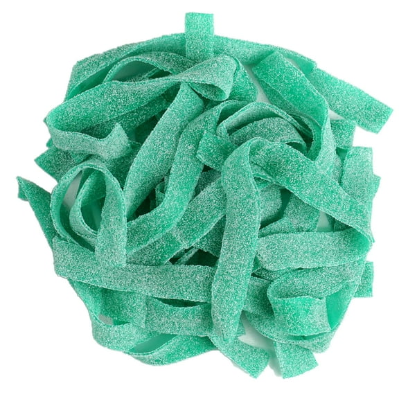 Green Apple Sour Belts, 1 Pound Bulk Bag, The Hampton Popcorn & Candy Company