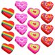 thumbnail image 2 of 48Pcs Kids Erasers Cartoon Mini Erasers Heart Shape Erasers Colored Heart Erasers School Supplies, 2 of 2