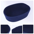 thumbnail image 2 of REGALWOVEN 3 Packs Storage Basket, Shelf Closet Storage Bin for Key Tray Bowl for Entryway Desk, Catchall Home Decor Navy 10.2*6.3*3.1in, 2 of 5