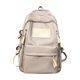 thumbnail image 2 of Mochila escolar de gran capacidad con múltiples compartimentos, poliéster resistente al agua, correas ajustables, bolsa de viaje y escuela unisex, 45x35 cm., 2 of 6
