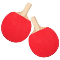 HONMEET 1Pair Portable Table Tennis Racket Lightweight Wooden Paddle Outdoor