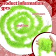 thumbnail image 2 of Dalrosia 3PCS Christmas Garland for Xmas Tree Decorations Christmas Tree Hanging Garland Faux Feather Decorations for Birthday Holiday Indoor and Outdoor Party Supplies, 2 of 6