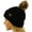 Black, variant on C.C Pom Women’s Winter Hat Skull Cap Chunky Sherpa Fleece Beanie Knit Hat, Black