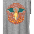 thumbnail image 3 of Pokémon - Charizard Fire Ornamental -  Women's Short Sleeve Graphic T-Shirt, 3 of 5