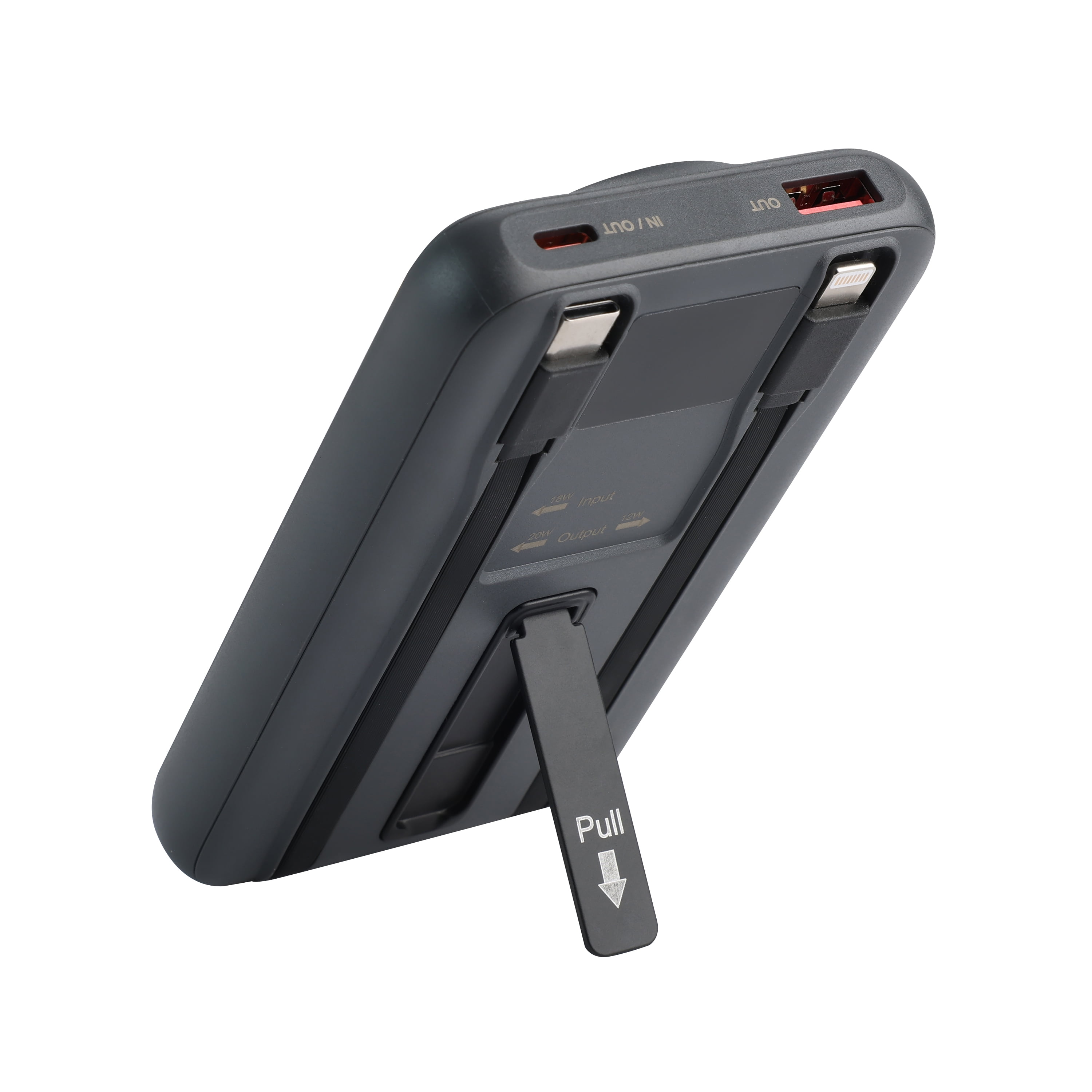 Swiss Tech 10000mAh wireless magnetic power bank, fast charging portable charger for iPhone 12+
