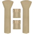thumbnail image 1 of Housses Imperméables pour Chauffage de Patio Extérieur avec Fermeture Éclair et Sac de Rangement, Housse de Chauffage Robuste au Propane Antipoussière, Résistante aux UV et Coupe-Vent pour Chauffage sur Pied, 2 Paquets-89hx33dx19b Pouces Camel, 1 of 7