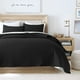 thumbnail image 1 of Juego de colcha HORIMOTE HOME, cama king size negra con nubes, 1 of 7