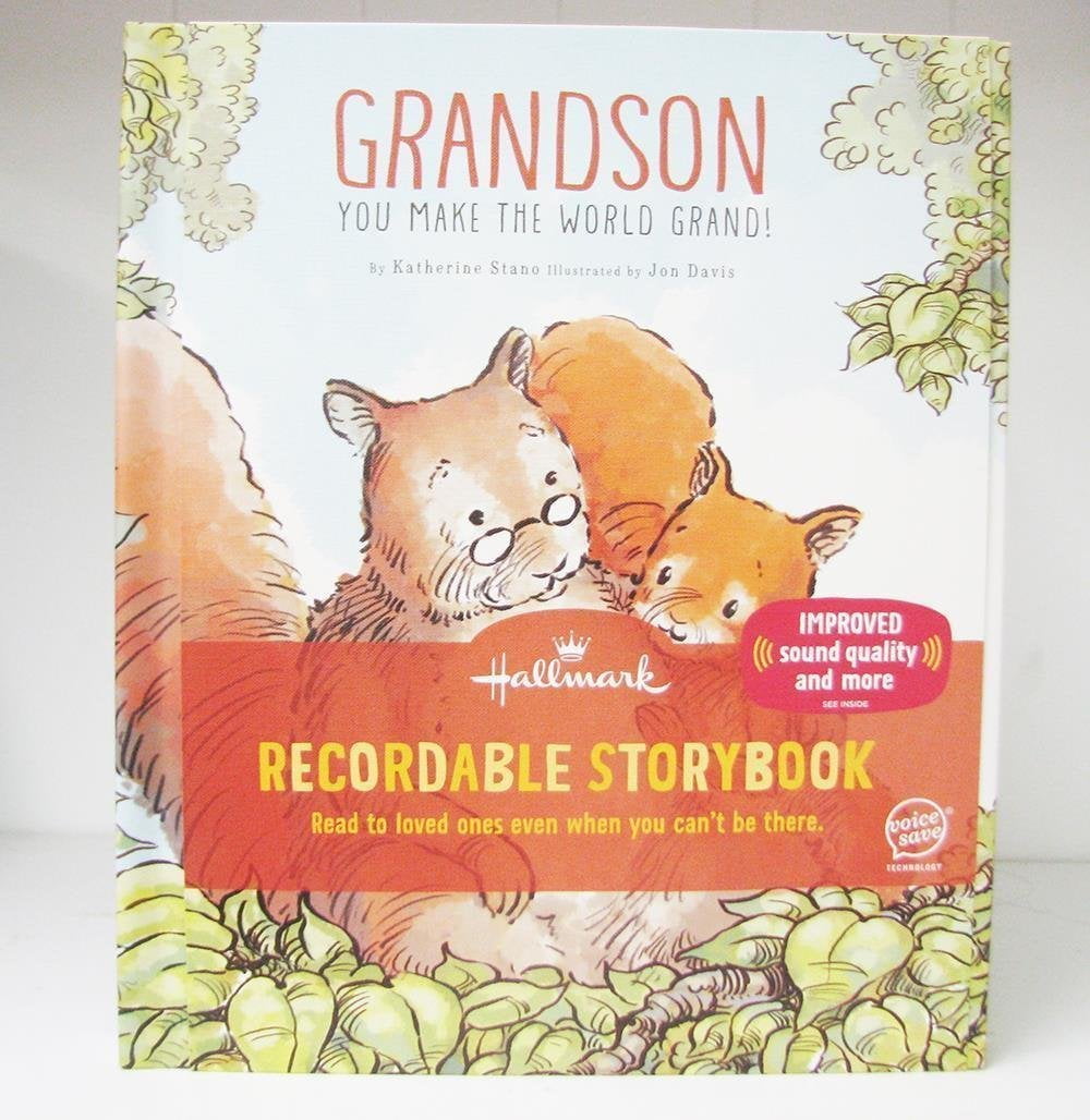 Hallmark KOB8143 Grandson You Make the World Grand Recordable Storybook