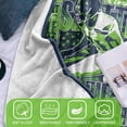 thumbnail image 5 of Football Gifts for Men Women, Sports Football Style Blanket for Team Fans, Football Decor Throw Blanket for Sofa Couch Bed Living Room 60"x50", 5 of 6