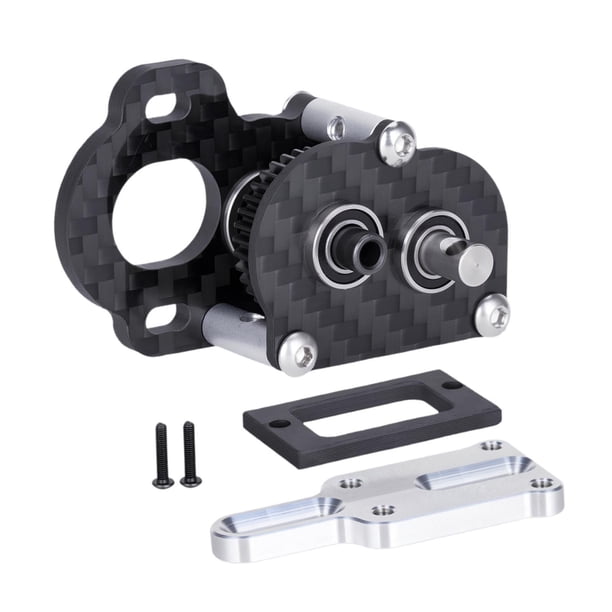 Adaptador de caja de cambios de transmisión metálica para modificación de coche RC robusto de alto rendimiento Izquierda