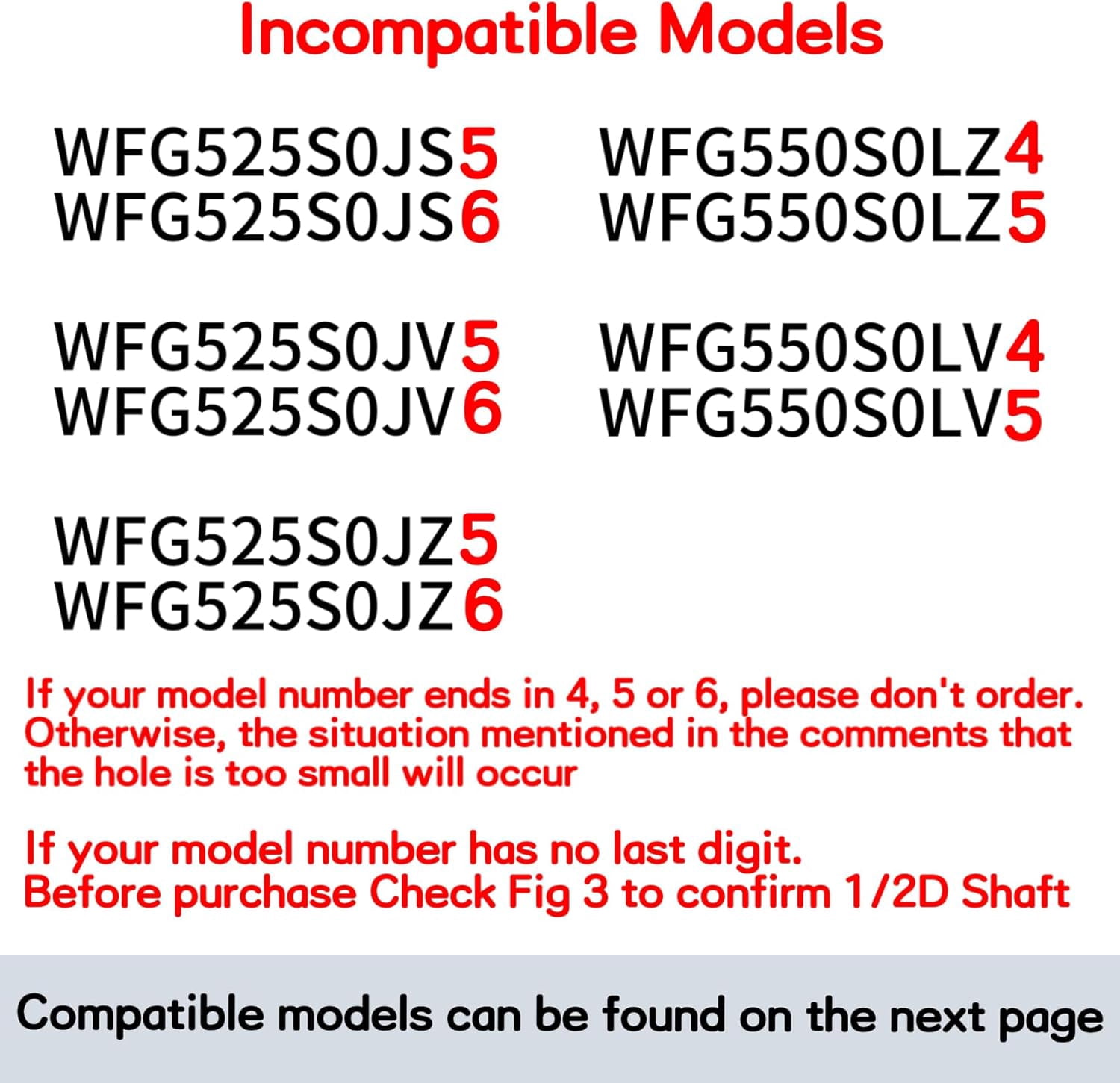 Sieri WFG525S0JS2 WFG525S0JS0 WFG525S0JS1 WFG525S0JZ1 WFG525S0HS0 WFG550S0HZ1 WFG525S0JV2 WFG550S0LZ1 for Whirlpool Gas Stove Replacement Knobs for W11023142,Check Fig 2-4 Before Ordering(5pcs)