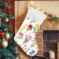 thumbnail image 5 of GZHJMY Wildflower Christmas Stocking, Personalized Large Candy Stocking Hanging Gift, Xmas Stockings Decoration for Family Holiday Party Ornaments Decor Fireplace, 5 of 7