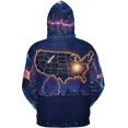 thumbnail image 3 of Lotusprinthandmade US 250th Anniversary Patriotic Hoodie 3D Multicolor (2XL), 3 of 5