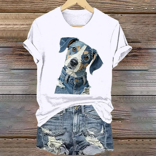 Xuyuer Women Blessed Beyond Measure Graphic Funny Cute T Shirts (Gift Ideas) Printed Graphic Workout Athletic Loose Fitting Tee Tops Print Blouses Casual Crew Neck Short Sleeve Basic Tee