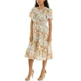 thumbnail image 2 of Nanette Lepore Women's Split Neck Tiered Maxi Dress, Sizes XS-XXXL, 2 of 5