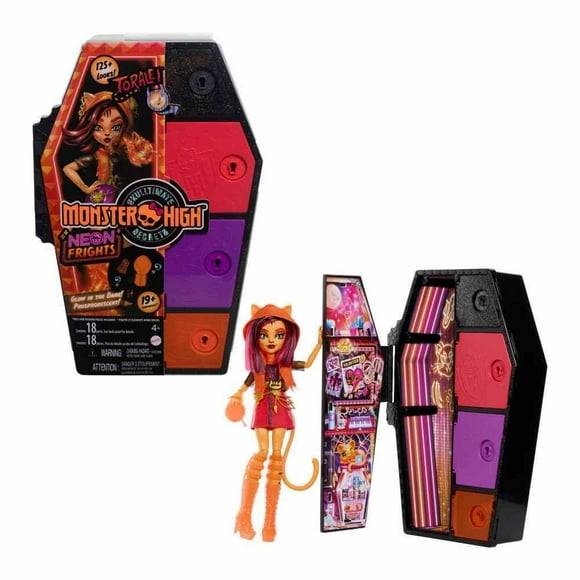 Muñeca Monster High Skulltimates Secrets Sustos Neón Toralei