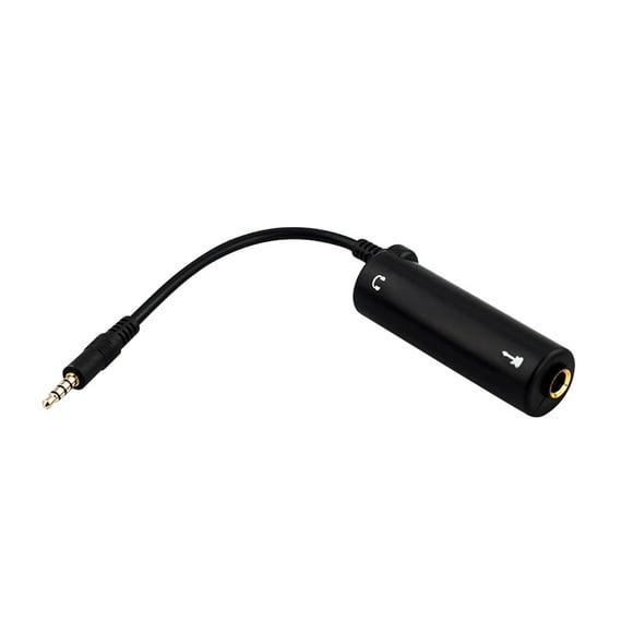 Adaptateur de Câble de Convertisseur d'Interface Audio de Guitare Convertisseur d'Interface Audio Effets de Pédale Tuner Ligne de Lien Accessoires de Guitare Couleur: Noir