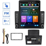 9.5 inch Dual Double 2 Din Car Stereo Radio For Apple Carplay MP5 IPS 1080P Capacitive Touch Screen Wince System Multimedia Player with frame, GPS Navi, WiFi, Bluetooth, FM