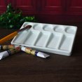 thumbnail image 2 of 10-Well Rectangular Shape Porcelain Ceramic Watercolor Leak Proof Painting (White), 2 of 5