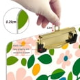 thumbnail image 6 of FORMRS Acrylic Clipboard with Low Profile Clip Standard A4 Letter Size, 12.5" x 9", Retro Orange Floral, 6 of 8