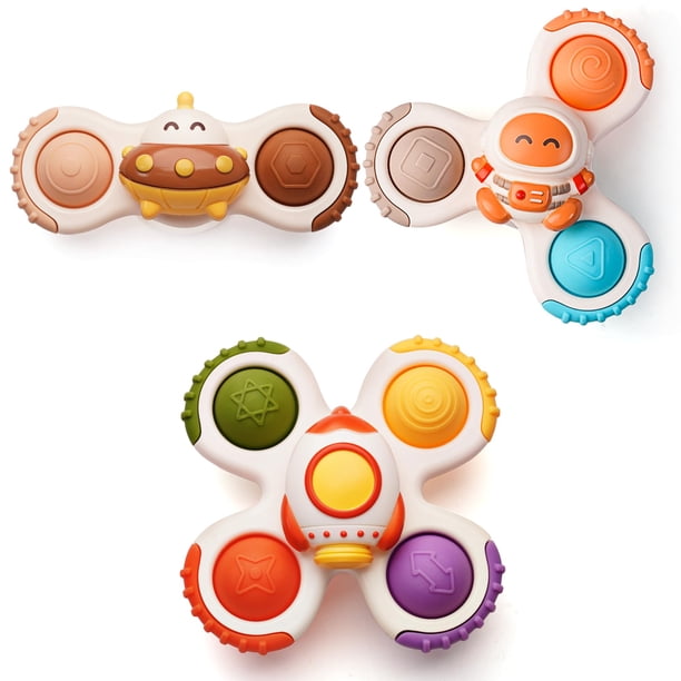 Juguete de baño Fidget Spinner LikeE Strong con ventosa para bebé