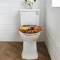 thumbnail image 2 of SEANATIVE Sunflower Horse Toilet Seat Covers for Bathroom Elongated Toilet Lid Covers Aesthetic Fall Oblong Toilet Seat Cover Washable Bathroom Decor Accessories, 2 of 6