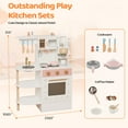 thumbnail image 2 of Ktaxon Play Kitchen for Kids, Wooden Kids Chef Pretend Play Set for Boys and Girls Age 3+, with 14 Pcs Accessories, 2 of 7