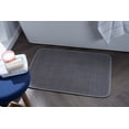 thumbnail image 5 of Contemporary 20x30 Area Rug (1'8'' x 2'6'') Solid Gray, White Living Room Easy to Clean, 5 of 5