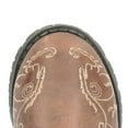 thumbnail image 5 of SMOKY MOUNTAIN BOOTS Toddler Girls' Hopalong Western Boots, Color: Brown Waxed Distress, Size: 3, Width: R, 5 of 7