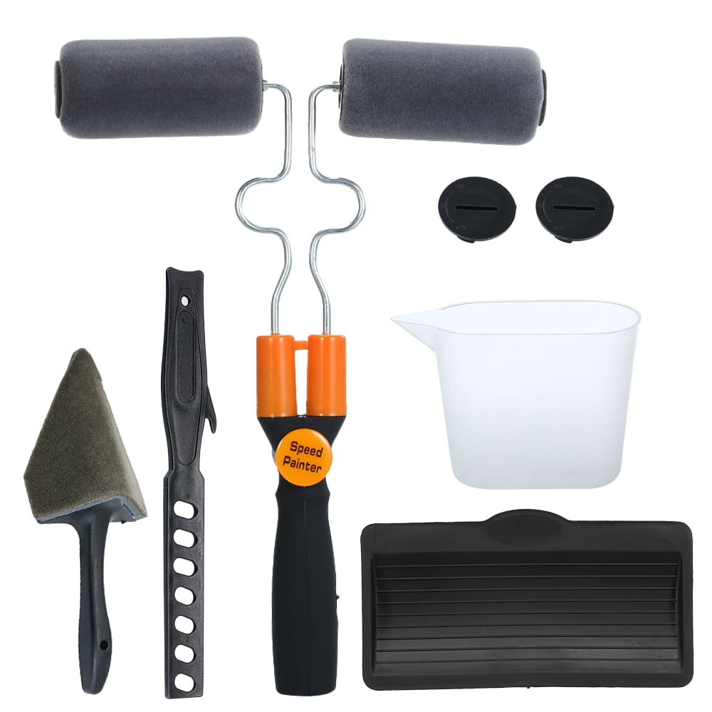 Double Paint Roller Adjustable DoubleSided MultiFunction Paint Brush Painting Roller Diy