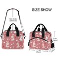 thumbnail image 2 of FORMRS Reusable Lunch Bag for Work School Leakproof Insulated Cooler with Adjustable Shoulder Strap, Bunny Love Blooms, 2 of 6