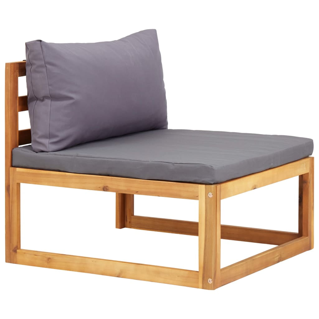 Kepooman Patio Garden Furniture of Lounge Set, Solid Acacia Wood Outdoor Sectional Sofa with Cushions, Set of 5 Kepooman Patio Garden Furniture of Lounge Set, Solid Acacia Wood Outdoor Sectional Sofa with Cushions, Set of 5